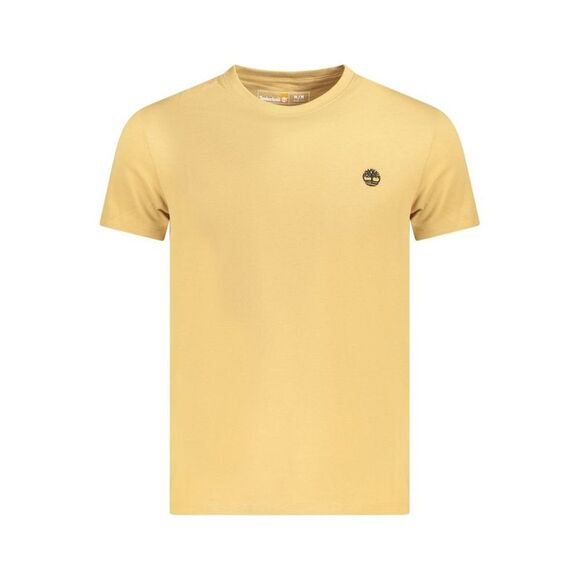 Timberland Beige Cotton Men Men's T-Shirt